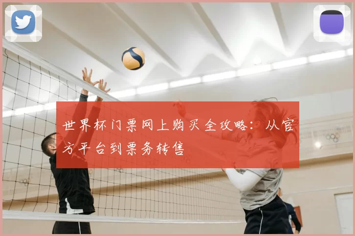世界杯门票网上购买全攻略：从官方平台到票务转售